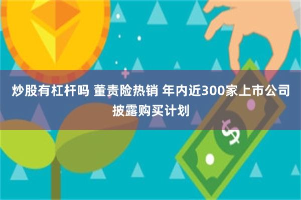 炒股有杠杆吗 董责险热销 年内近300家上市公司披露购买计划