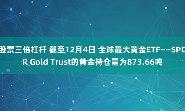 股票三倍杠杆 截至12月4日 全球最大黄金ETF——SPDR Gold Trust的黄金持仓量为873.66吨