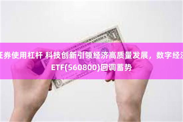 证券使用杠杆 科技创新引领经济高质量发展，数字经济ETF(560800)回调蓄势